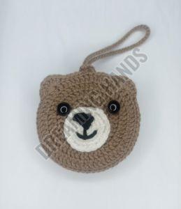 Handmade Teddy Crochet Pouch