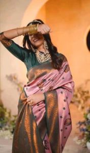 Handloom Banarasi Silk Saree