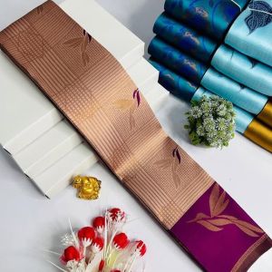 Traditional Banarasi Silk Saree with Zari Border