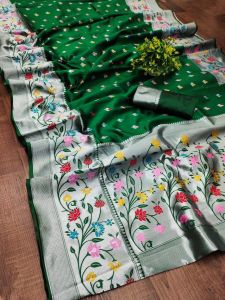 Paithani Printed Silk Saree