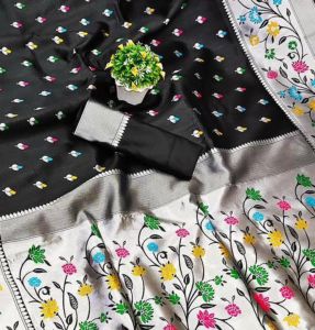 Traditional Printed Paithani Saree
