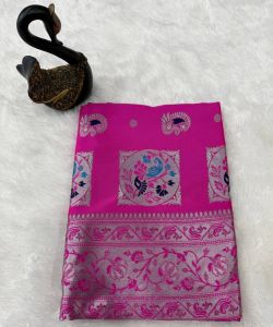 Paithani Silk Saree with Gold Zari