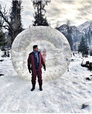 PVC Inflatable Zorbing Ball