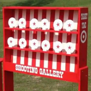 Nerf Gun Shooting Gallery Game