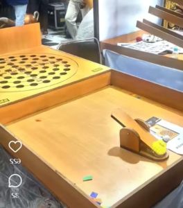 Wooden Brainvita Game