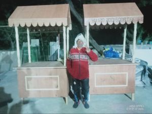 Wooden Display Counter