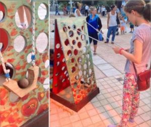 Wooden Wall Ball Maze Game