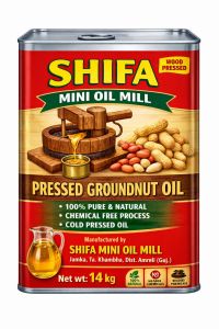 Wood Pressed Groundnut Oil