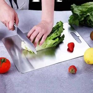 Large Stainless Steel Chopping Board