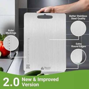 Large Stainless Steel Chopping Board