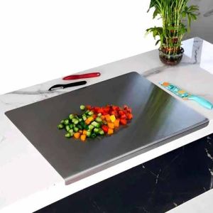 Small Stainless Steel Counter Top Chopping Board