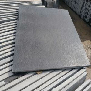 Leather Finish Black Kadappa Stone