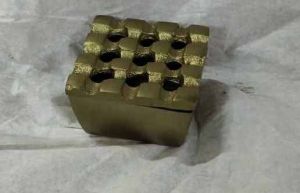 Gold Antique Finish Cast  Aluminum  Ash Tray