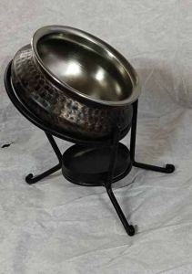 Flat Antique Stainless Steel Handi