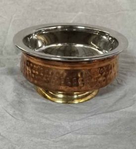 Stainless Steel Copper Handi Bowl