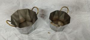 Stainless Steel Serving Hexa Bowl