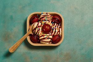 100ml Square Biodegradable Bowl