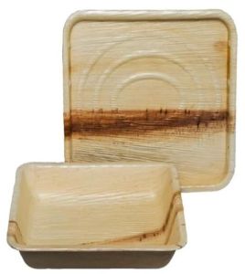 Areca Palm Leaf Square Lunch Packing Box