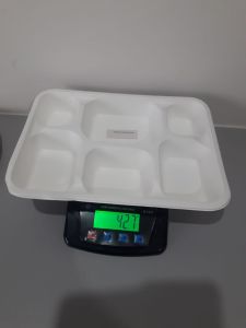 Eco Friendly 6 Section Bagasse Food Tray