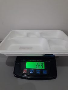 Rectangular Multi Compartment Sugarcane Bagasse Food Serving Tray