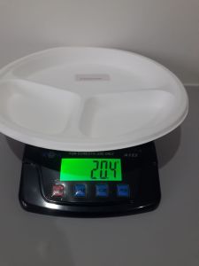 Round 3 Section Sugarcane Bagasse Plate