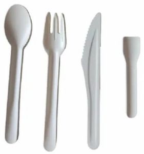 Sugarcane Bagasse Disposable Cutlery Set