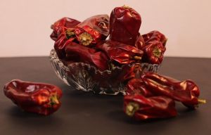 A Grade Resham Patti Red Chilli