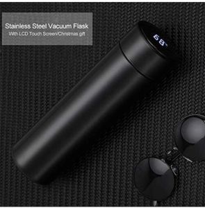 500ml Black Stainless Steel Temperature Bottle