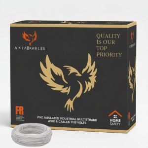 PVC Insulated Industrial Multistrand White Cable