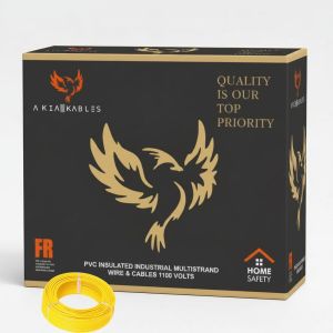 PVC Insulated Industrial Multistrand Yellow Cable