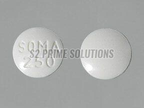 250mg Soma Carisoprodol Tablet