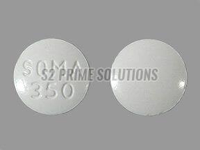 350mg Soma Carisoprodol Tablet
