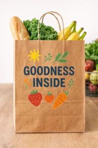 Brown Paper Grocery Bag