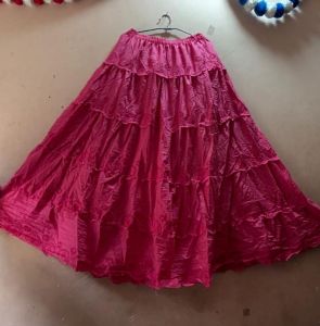 Ladies Stylish Cotton Long Skirt