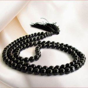 Black Beaded Mala