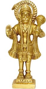Brass Hanuman Statue