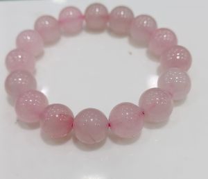Rose Quartz Beaded Bracelet