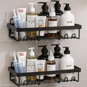 Stainless Steel Self Adhesive Bathroom Shelf
