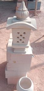 Outdoor Sandstone Lamp