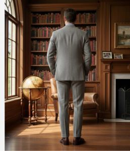 Mens Grey Heritage Slim Fit Suit