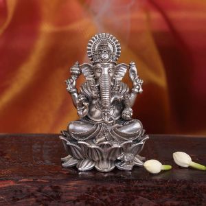 Silver Ganesh Statue