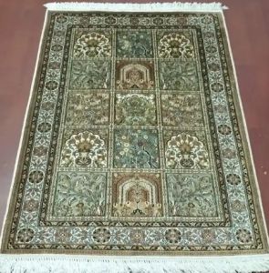 Royal Taj Silk Cotton Handmade Carpet..