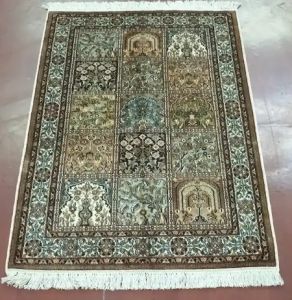 Royal Taj Silk Cotton Handmade Carpet..