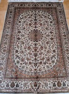 Royal Taj  Hand Knotted Kashmiri Pure Silk Carpet