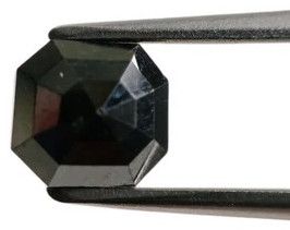 Natural Black Asscher Cut Diamonds