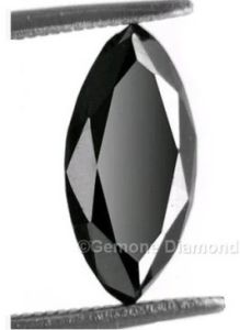 Natural Black Marquise Cut Diamonds