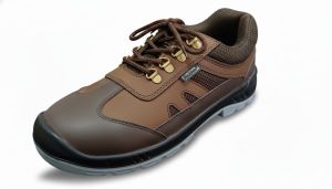 Leather Brown Safety SHOES-1526DD