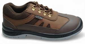 Leather Brown Safety SHOES-1526DD