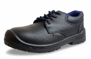 Black Leather Safety Shoe