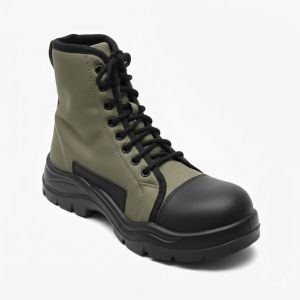 JG28SD Olive Green Canvas Jungle Boot